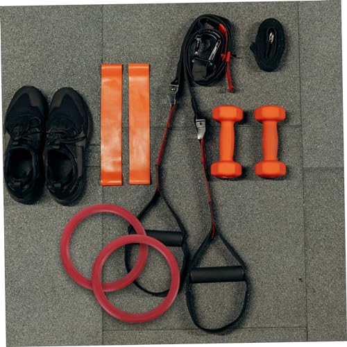 Anillas de gimnasia resistentes de ABS ajustables para fitness miniatura 5