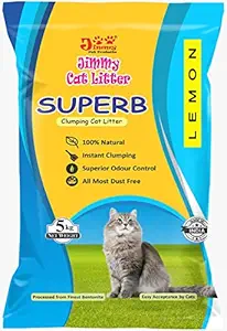 JiMMy Pet Products Jimmy Cat Litter Superb Clumping Lemon Fragrance 5 Kg