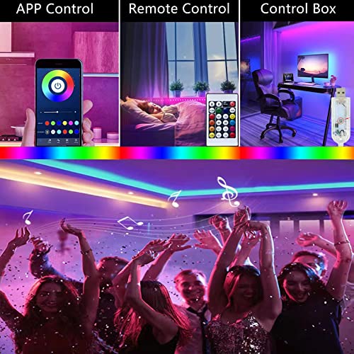 Tira LED RGB WS2812B 6.5 pies USB impermeable miniatura 5