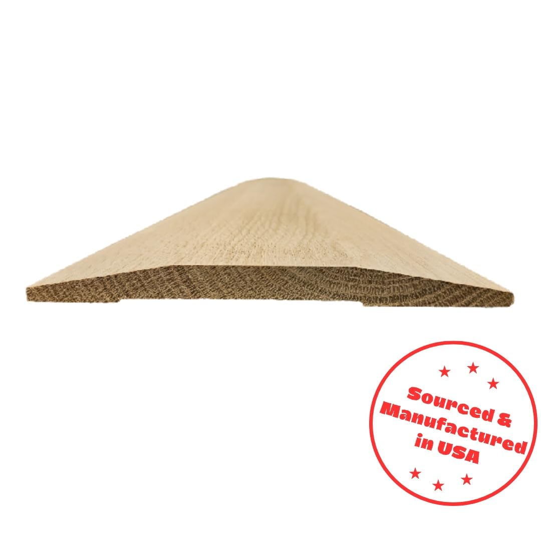 4 1/2" Wide x 1/2" High x 36" Length Wooden Door Threshold Transition Strip