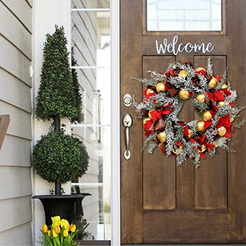 Jydqm Christmas Wreath Decoration Christmas Wreath Artificial Tree, Used For Door Tree Rattan Banner Decoration #TOP5