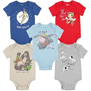 Disney Baby 5 Pack Bodysuits Newbor...