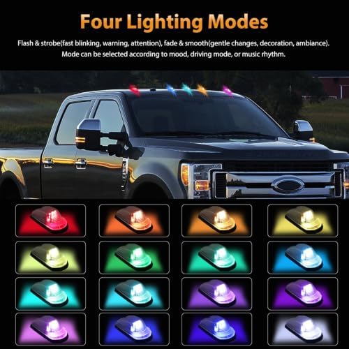 RGB 캡 루프 마커 라이트 2017-2022 포드 F250 F350 F450 F550용 — 사진 4
