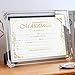 Marriage Certificates with Gold Foil Edges 11 x 8.5 Inch Blank Certificate Paper Wedding Certificates Blank Wedding Certificate for Weddings Ceremony Proposals 24 Pcs (Gold)