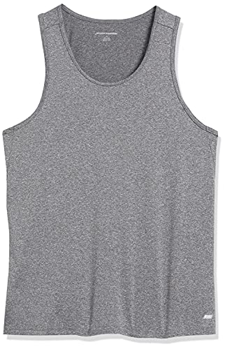 Image of Amazon Essentials Men's Quick Dry Tech Stretch Active Sleeveless Gym Tank Top Workout Shirt