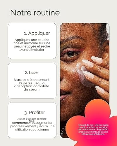 Faded Brightening et Cleansing Serum pour les taches sombres et les décolorations, Sérum éclaircissant et nettoyant Réduit les décolorations, les marques post-blemish, les cicatrices et les taches. – vue 4