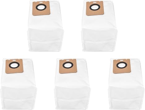 Hztyyier 5Pcs Vacuum Cleaner Dust Bag for Dreame Bot Z10 Pro L10 Plus, High Efficiency, Premium Material, Hztyyierusm9g20hwd