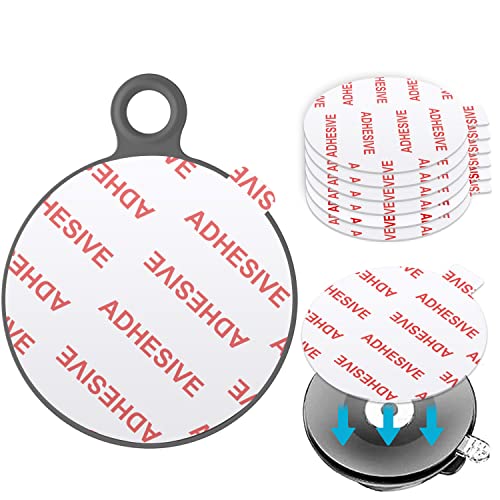 AZXYI 6 Pcs Clear Adhesive Replacement for Suction Cup Dashboard Phone Mount - Easy to Use, High Bond, Peels Off Without Leaving Residue by AZXYI - Used condition - US$5.34