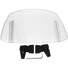 Motorcycle Windshields Extension Adjustable Wind Deflector Transparent