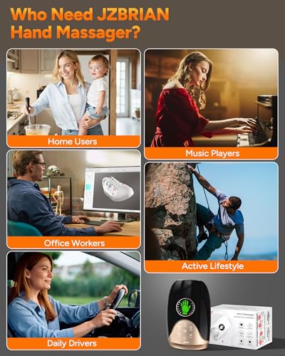 JZBRAIN Hand Massager with Heat and Compression - Image 7