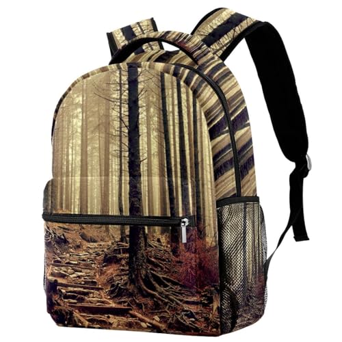 Sac de voyage décontracté multicolore au motif escalier brumeux