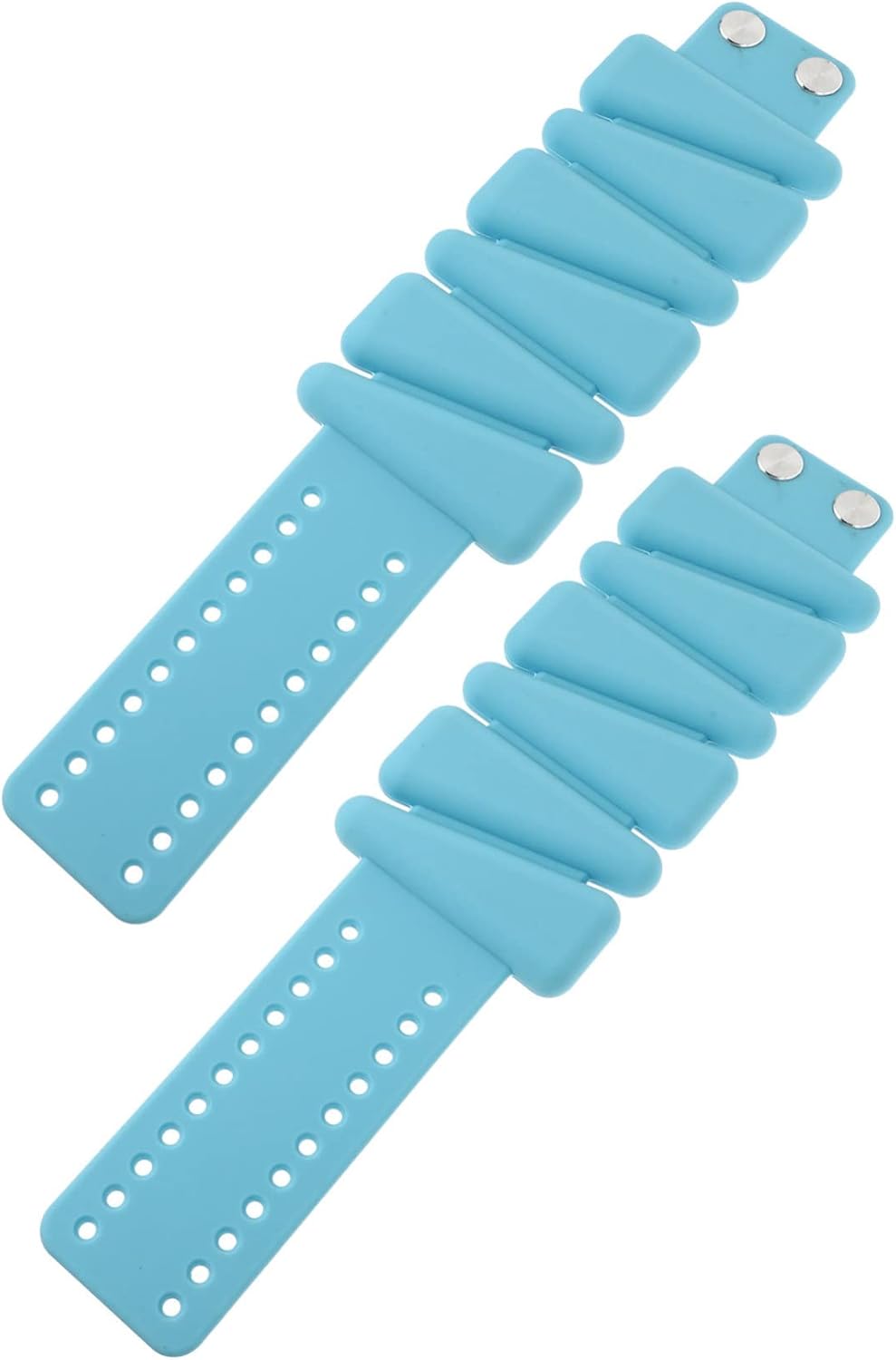 Kisangel 1 Pair Weight-bearing Silicone Wrist Ankle Weight Belt Ankle Weight Ring Wrist Wrap Weights Silicone Bracelet Silicone Wristbands Silicone Bracelets Durable Wrist Weight Fitness