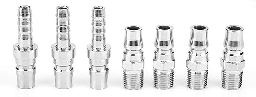 Miniatura 9 de Herramienta de aire, 14 Bsp Air Fitting, Acoplamiento rápido japonés, 18 conectores de manguera de aire de rosca interna y externa Adaptador del