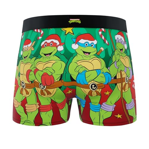 CRAZYBOXER Ninja Turtles Santa Men's Boxer Briefs2