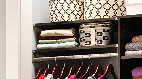 Closetmaid Suitesymphony Starter Tower Kit, 48" Top Shelf, Espresso #TOP3