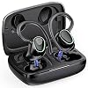 Wireless Earbud, Bluetooth 5.1 Headphones with CVC 8.0 Noise Cancelling, Deep Stereo Bass, Built in Mic and 50H Playtime…