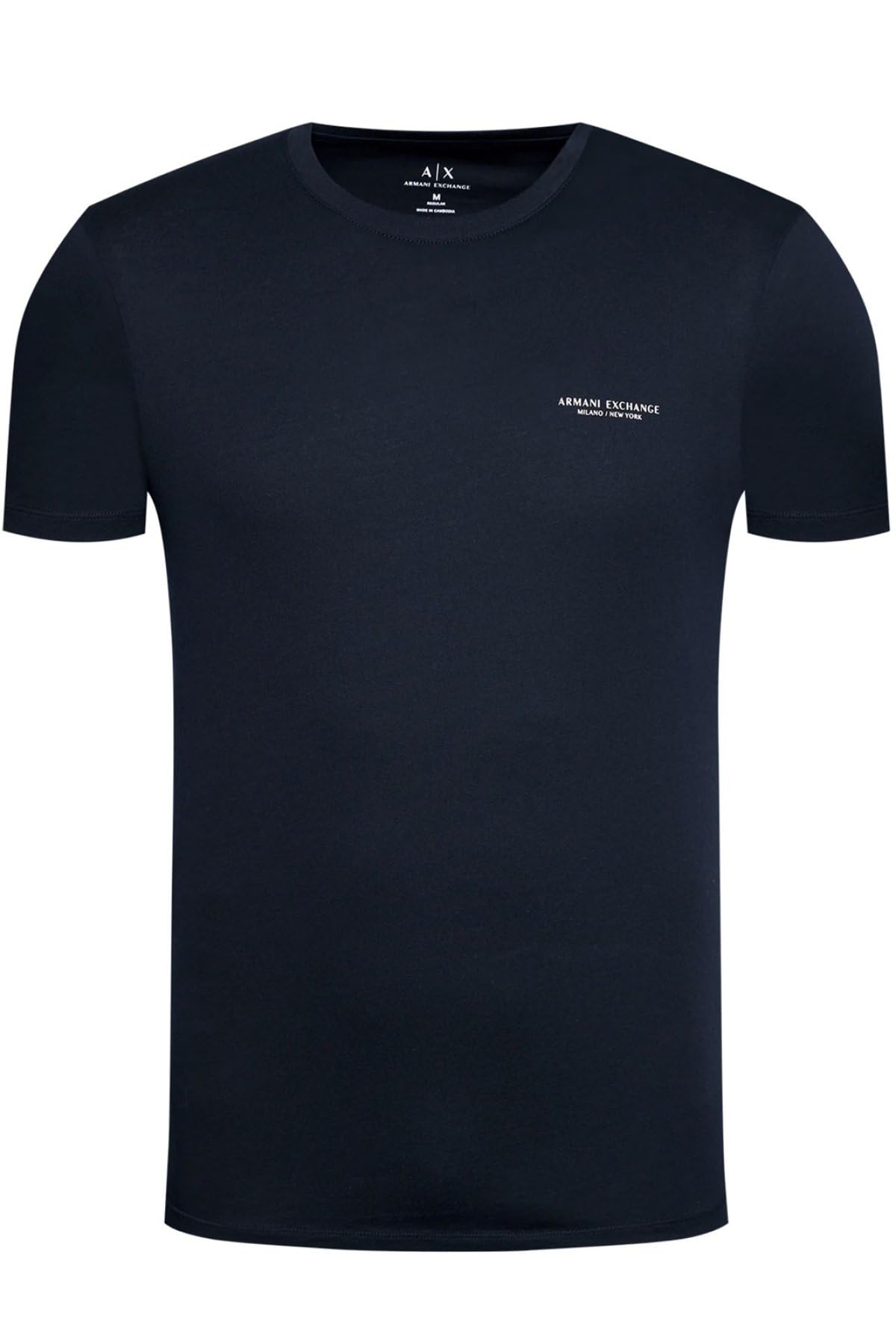 mens Short Sleeve Micro Milano/Ny Logo T-shirt T-Shirt