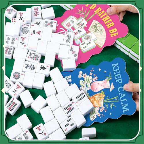 4 Piezas Mezclador Divertido para Mahjong Temático Cóctel miniatura 2