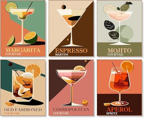 KAMIERFA Peinture par Numéro Kits DIY 6 Pièces Peinture à L'huile Sur Toile Acryliques Kit de Peinture Numero Adulte avec Pinceaux et Peintures Acryliques