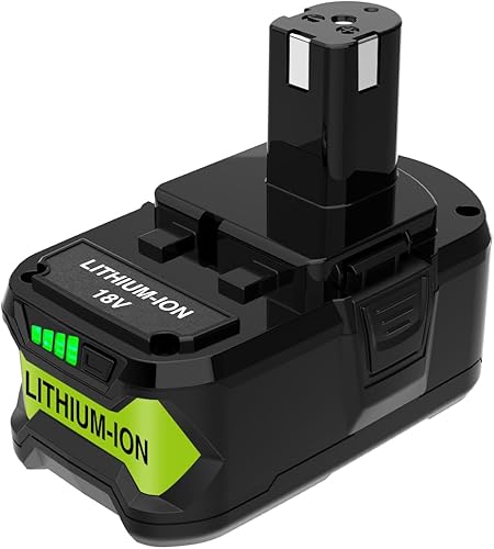 XAMP Batería de repuesto de 8.0Ah para batería Ryobi de 18 V, baterías de iones de litio de 18 voltios para Ryobi ONE+ Plus, compatible con batería