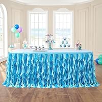 Algopix Similar Product 6 - leegleri 6FT Tulle Ruffle Curly Willow