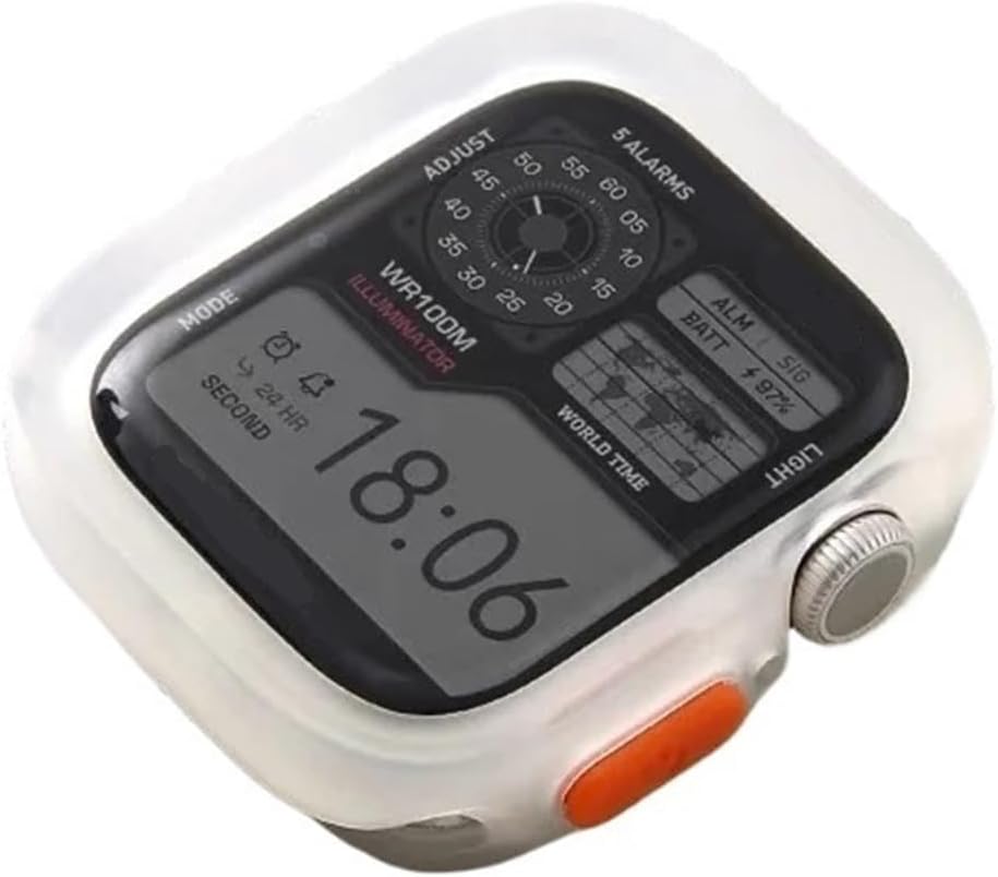 TPU Cover For Apple Watch Ultra Case 49mm 45mm 41mm 44mm 40mm,42mm 46mm Bumper Frame Shell Protector For IWatch Series 9 SE 8 Ultra 7 6 5 4 Case