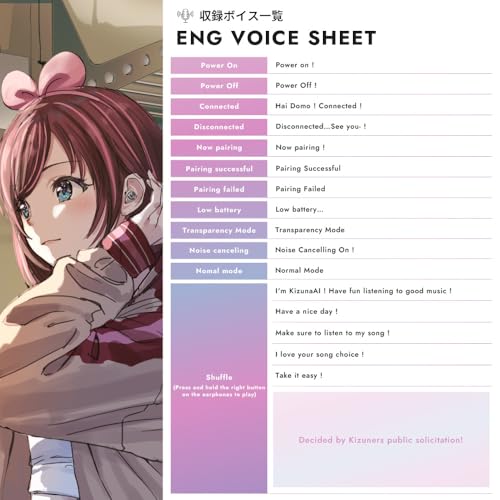TE-V1R-KZN KizunaAI コラボ ワイヤレスイヤホン 商品画像5