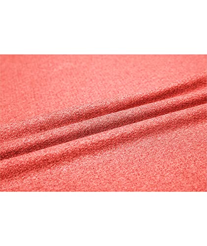 Zity Golf Shirt For Men Short Sleeve Sports Polo Shirts Mesh Tennis T-Shirt 0013-Reddish Orange-M #TOP6