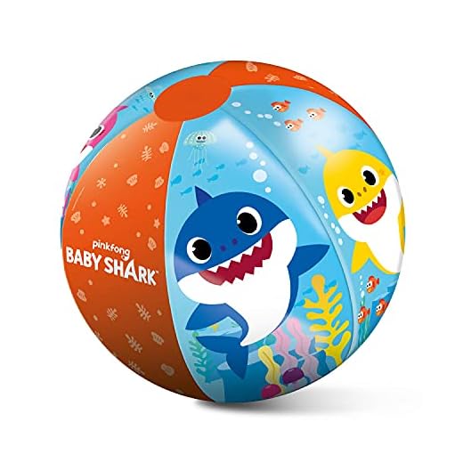 Mondo Toys - Baby Shark Beach Ball - Balón De Playa Y Agua – Pelota Hinchable Ø 50 Cm - Ideal Para Niño/Niña - 16890