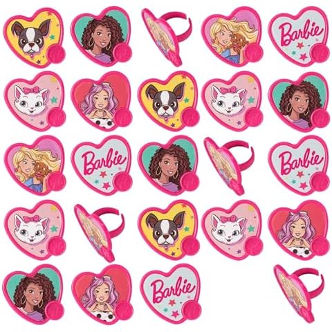 DecoPac Barbie Cupcake Rings 24 Pack Cover