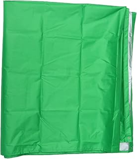 MUSISALY 1 Peça De Lona De Plástico Para Sombra Ao Ar Livre Toldo Rv Toldo De Proteção Ao Ar Livre Abrigo Solar Guarda-Sol Vela Passeios Encerado Verde À Prova De Água Toldo De Filme