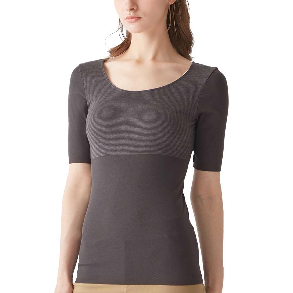 Amazon.co.jp: インナーシャツ ホットマジック 集中保温シームレス 5分