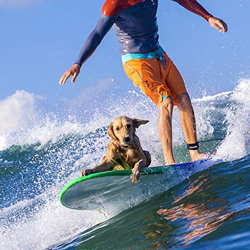 Aquarm Surfboard Leash 6/7/8/9 Feet Straight Leg Rope Premium Sup Leashes Ankle For Surfing #TOP6