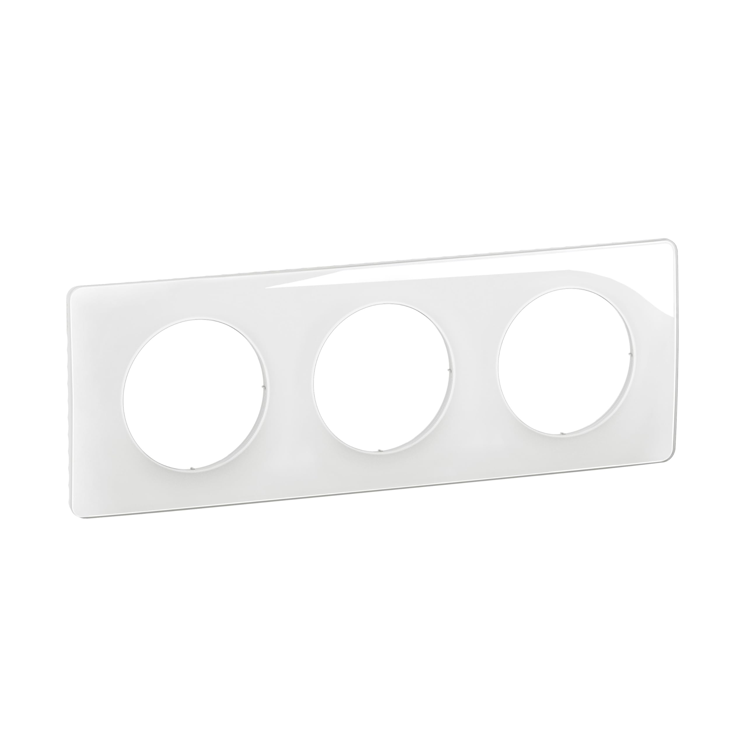 LEGRAND - Céliane Plate - Finishing Plate for sockets and switches Céliane - 3 Stations - White Enamelled