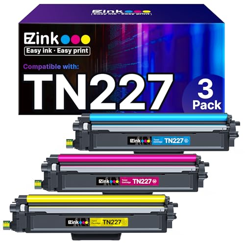 E-Z Ink TN227 Compatible Toner 3-Pack for Brother