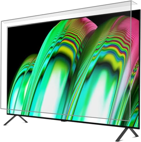 GlassZilla TV Bildschirmschutz 140 Bildschirm (55 Zoll)| Anti-Schaden Bildschirmschutz für Fernseher| TV-Schutz für LCD,LED, 4K OLED und HD| Langlebiger Displayschutz| Einfache Installation 32-65 Zoll