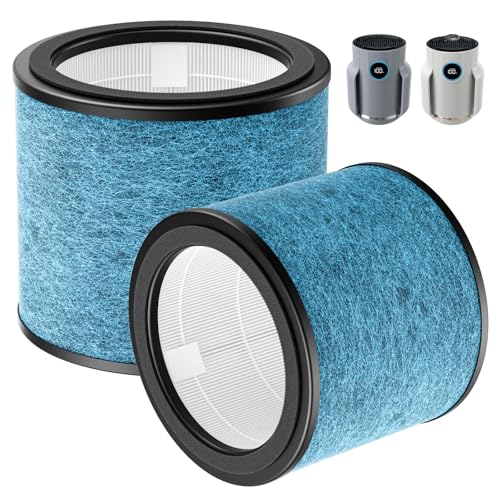 Image of HP071BRN Replacement Filter for Shark NeverChange Compact Pro HP072 /HP071BRN Air Purifier, Long-Lasting HEPA-Exceeding Filtration, For Pet Dander Dust Smoke Aller-gens, Up to 250 sq. ft. #HE07FKBASE