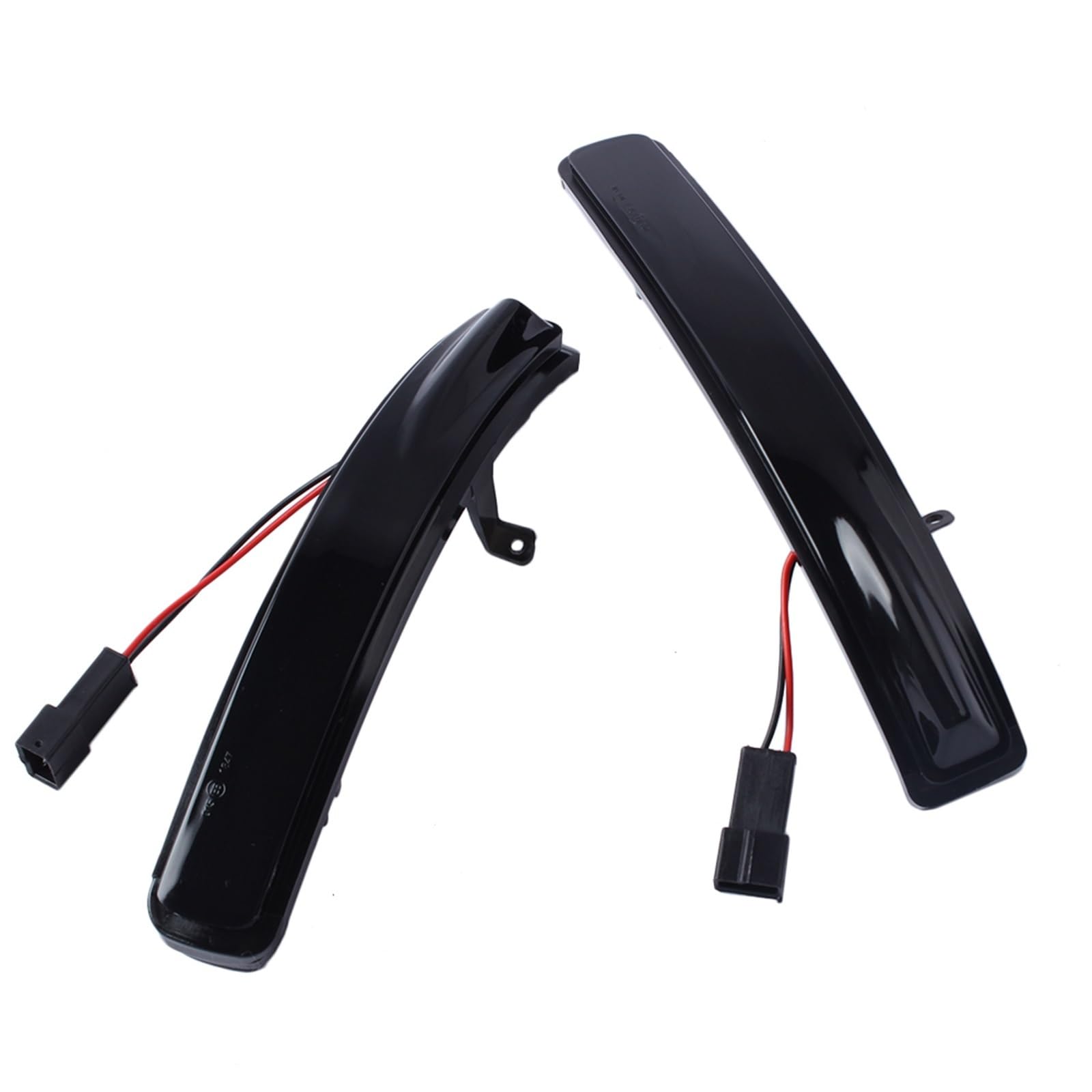 SYLTER Intermitentes AutomóViles Luz Señal Giro Espejo Lateral Luces Led Señal Giro Ámbar Dinámicas con Lente Ahumada para Ford para Explorer 2011-2019 Accesorios Coche Intermitente Espejo Lateral