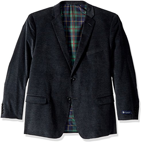 U.S. Polo Assn. Men's Big and Tall Corduroy Sportcoat, Grey Frosted, 50 Regular