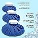 Doctor Developed Hot and Cold Pack, Ice Bag Re-useable and Waterproof with Spill-Proof caps and Durable, Anti-Leak Materials (Medium 9
