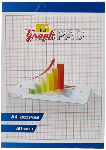 دفتر ورقي للرسم البياني، مقاس ايه 4، دفتر ورقي شبكي مربع للر...