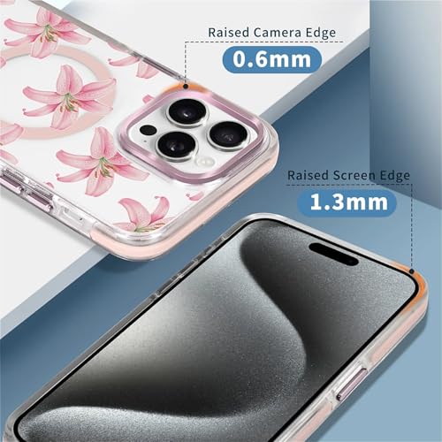 Coque iPhone 14 Pro Max Magsafe évite les rayures grâce au dos transparent rigide