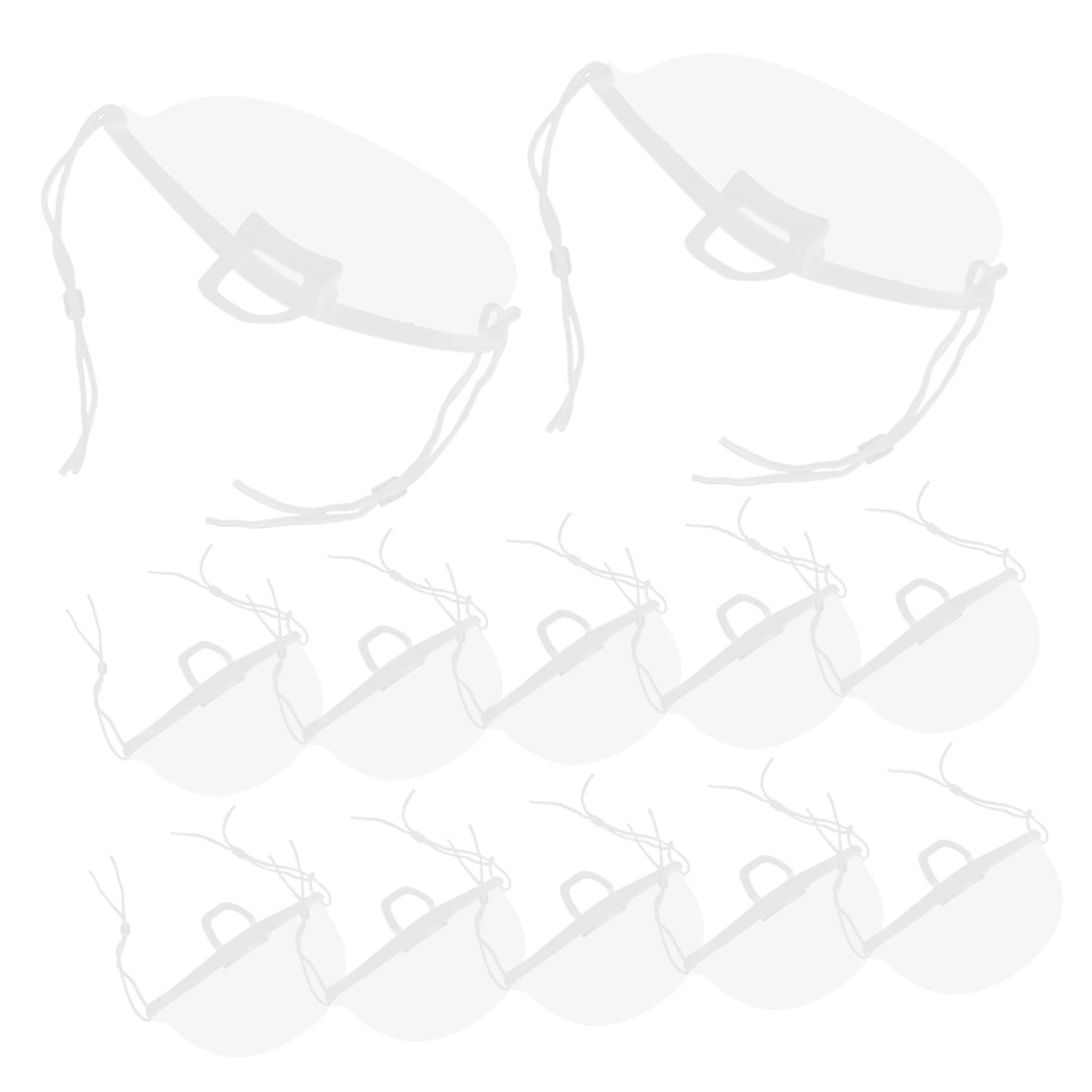 PRETYZOOM 100 Pièces Masque de Chef Masque de Restaurants Masque de Serveur Masque Anti-buée Hygiène Alimentaire Masques Masque Facial Masque de Cuisine pour Restaurants Masque de Barbecue