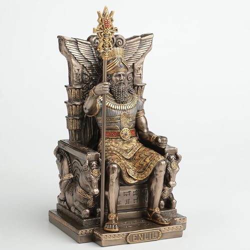 Estatua Veronese Design Enlil Dios Mesopotámico del Aire 9.88 in miniatura 7