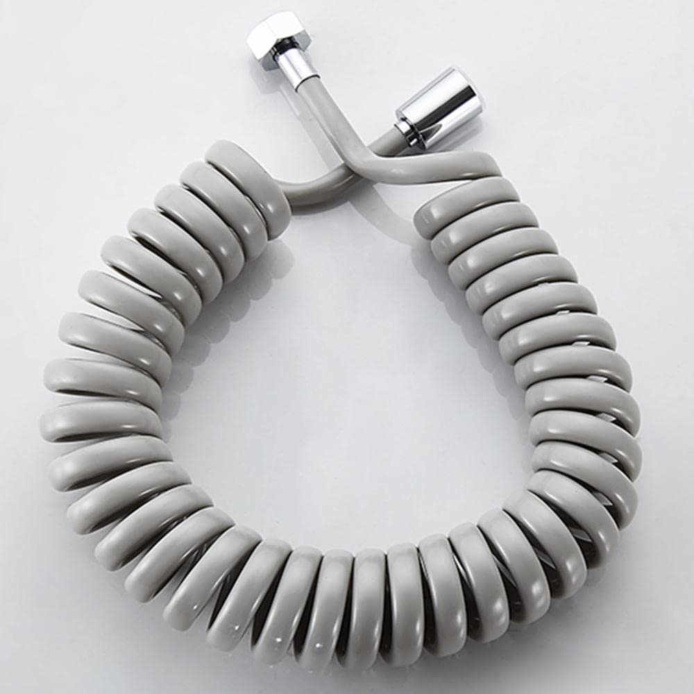 manguera de ducha 2 metros manguera de inodoro Manguera de ducha flexible Manguera de resorte para bidé G1/2 adecuada para balcón de baño-4m