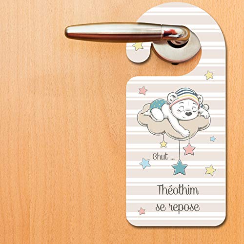 Ne Pas Déranger - Panneau De Porte Personnalisé Jungle PVC 1mm - 18 X 8 Cm - Plaque Poignée Porte - Décoration Plastique Porte - Accroches Portes