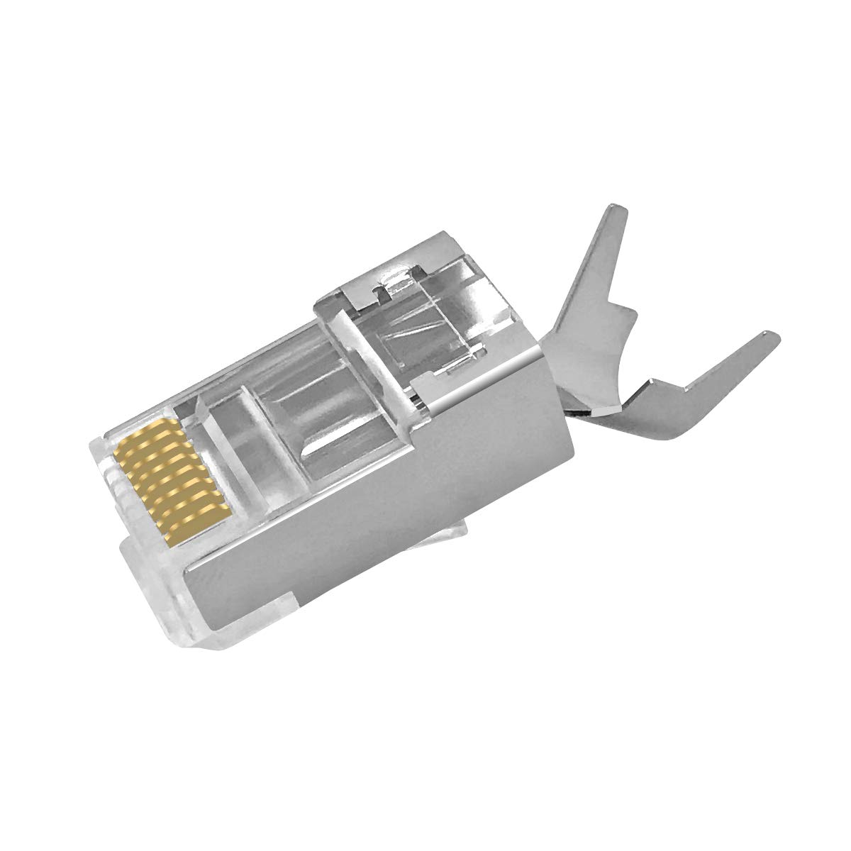 ARLI CAT 7 Verlegekabel 50m Netzwerkkabel CAT.7 + Crimpzange RJ45 Zange + Kabelmesser + 20x Netzwerkstecker Netzwerk Stecker 8 polig Plug LAN Halogenfrei Installationskabel CAT7 Kabel Netzwerk 50 m