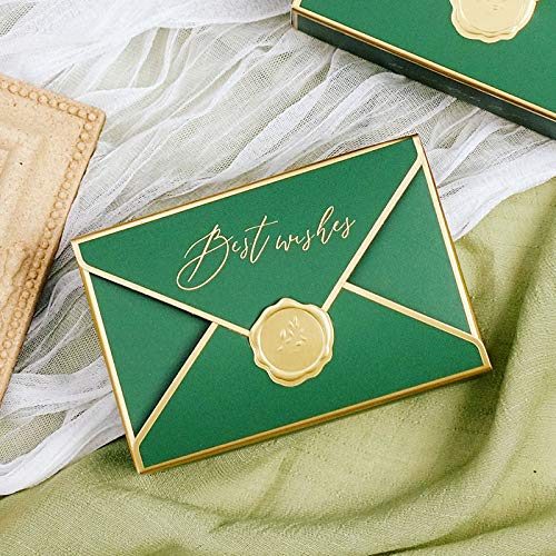 Miniatura 3 de POTTIIS 20 cajas de dulces para galletas, regalos románticos de boda, bonita caja de chocolate para bodas, suministros de fiesta de cumpleaños,