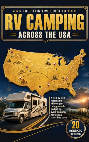 The Definitive Guide To RV Camping Across The USA: A Step-by-Step Roadmap to Hidden Gem Campgrounds, Budget Tips, Avoid Beginner Mistakes & Stress-Free Travel
