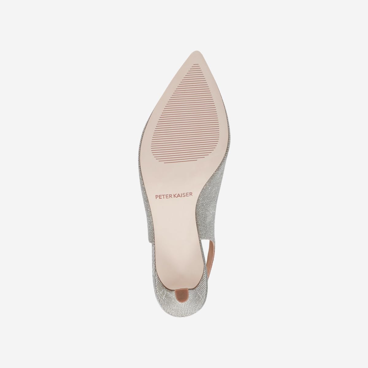 Peter Kaiser Damen - Peeptoes & Slingpumps 79643 in metallic Textil